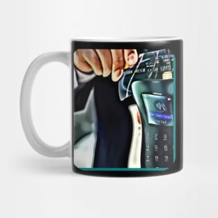 Businessman black creditcard make money Mug